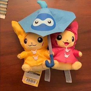 Umbrella for two Pikachu NWT